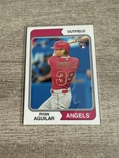2023 Topps Heritage - #309 Los Angeles Angels (RC) Ryan Aguilar