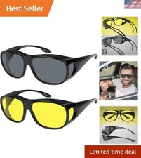 Stylish Polarized Fit Over Sunglasses - 100 UV Protection for Eyeglass Wearers