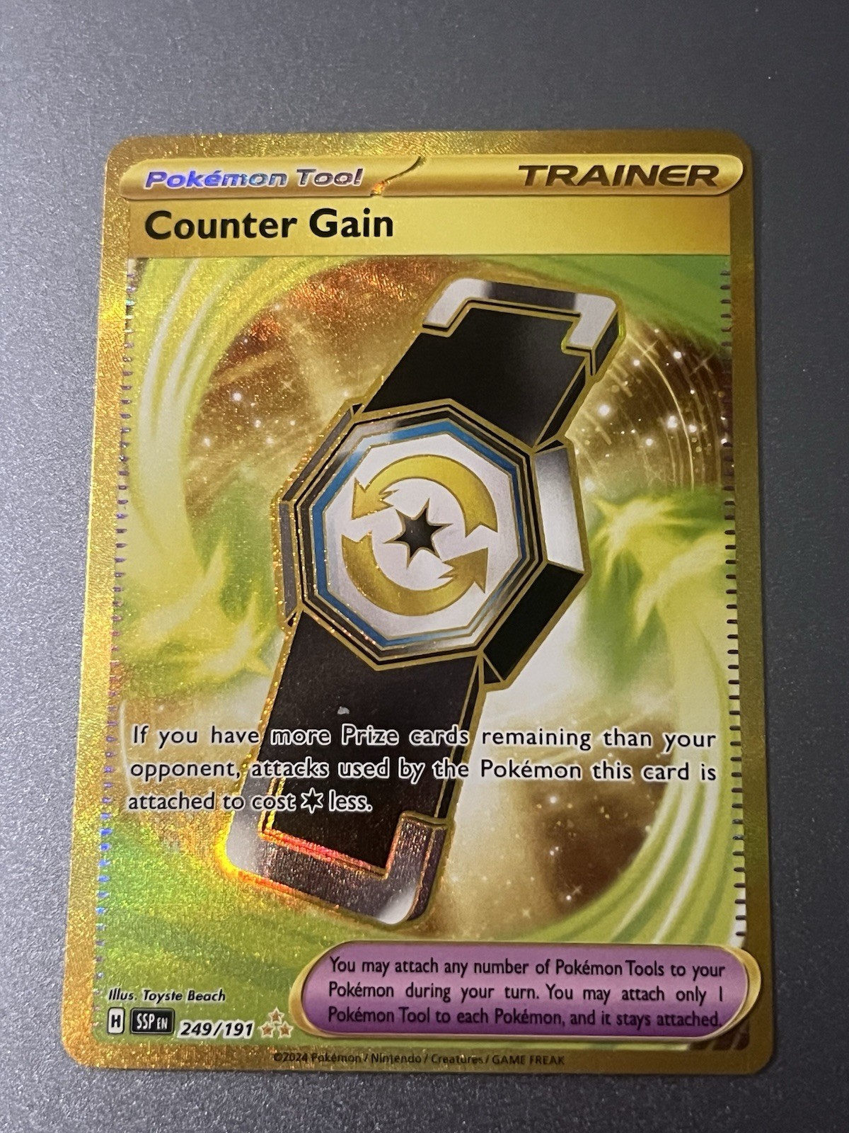 Counter Gain 249/191 NM - Hyper Rare Full Art - Surging Sparks 365