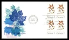 Mayfairstamps Canada FDC 1971 block 7 cents winter hiver kingswood First Day Cov