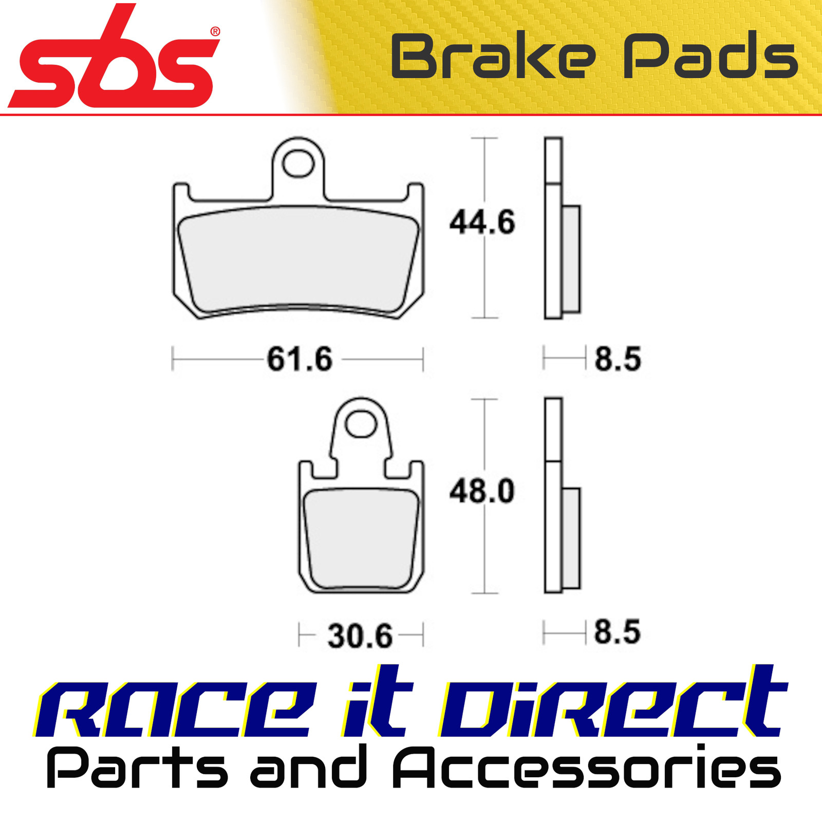 SBS 839HS BRAKE PADS SINTER