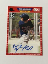 2021 Leaf Pro Set Baseball Blaster - Autographs Tyler McDonough #PS-TM4 (AU, RC)