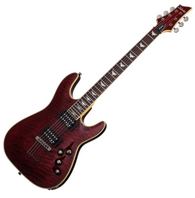 Schecter Omen Extreme-6 Electric Guitar in Black Cherry Finish