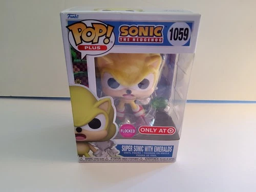 Sonic the Hedgehog - Super Sonic with Emeralds (Flocked SE) #1059 - Funko Pop!