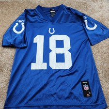 Peyton Manning INDIANAPOLIS COLTS Reebok JERSEY Youth Large blue