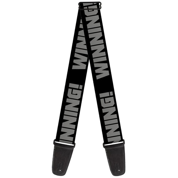 Guitar Strap - Winning! Black/Gray (Us Import) Acc Neu-image