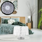 Christmas Snowflake and Elk Pattern Round Table Cloth Xmas Themed Tablecloth