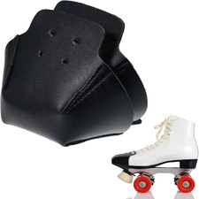 2 Pieces Roller Skate Toe Guards Artificial Leather Toe Guards Protectors for Qu