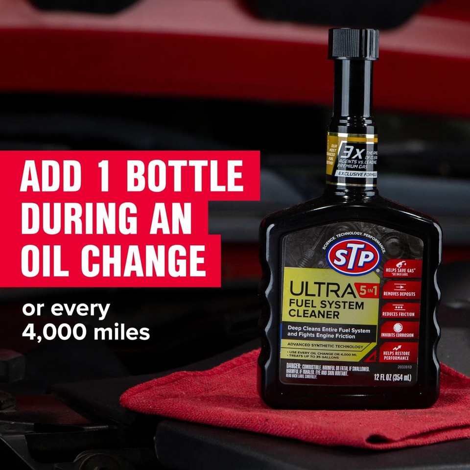 Stp Ultra 5 In 1 Fuel System Cleaner And Stabilizer, Deep Cleans Fuel ...