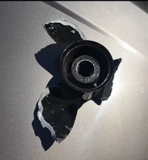 BUSTED Aluminum Mercury Prop From 115 HP Mercury Opti-Max (Slightly Used)