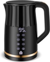 1,7L Edelstahl Wasserkocher – LED Temperatur 40–100°C Einstellbar Bpa‑Frei...