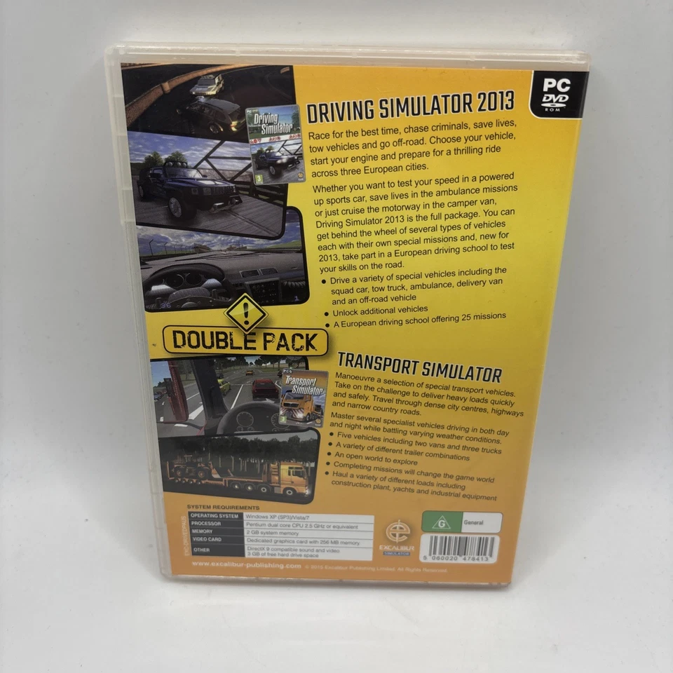 Driving Double Pack: Driving Simulator & Transport Simulator PC - Image 2 of 3