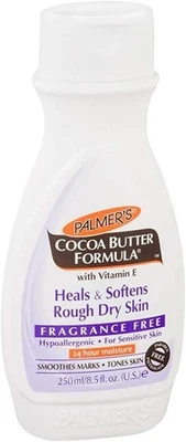 PALMER’S Palmers Cocoa Butter with Vitamin E 250ml Fragrance Free Moisturising Lotion