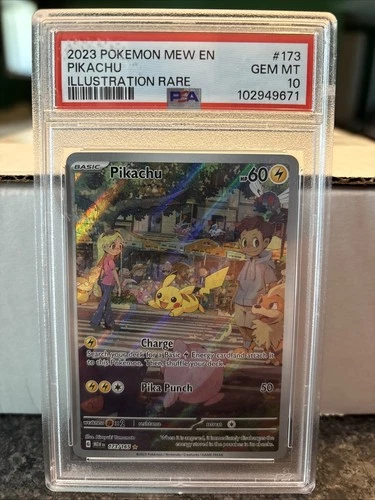 Pikachu 173/165 Sv: Scarlet & Violet 151 Holo PSA 10