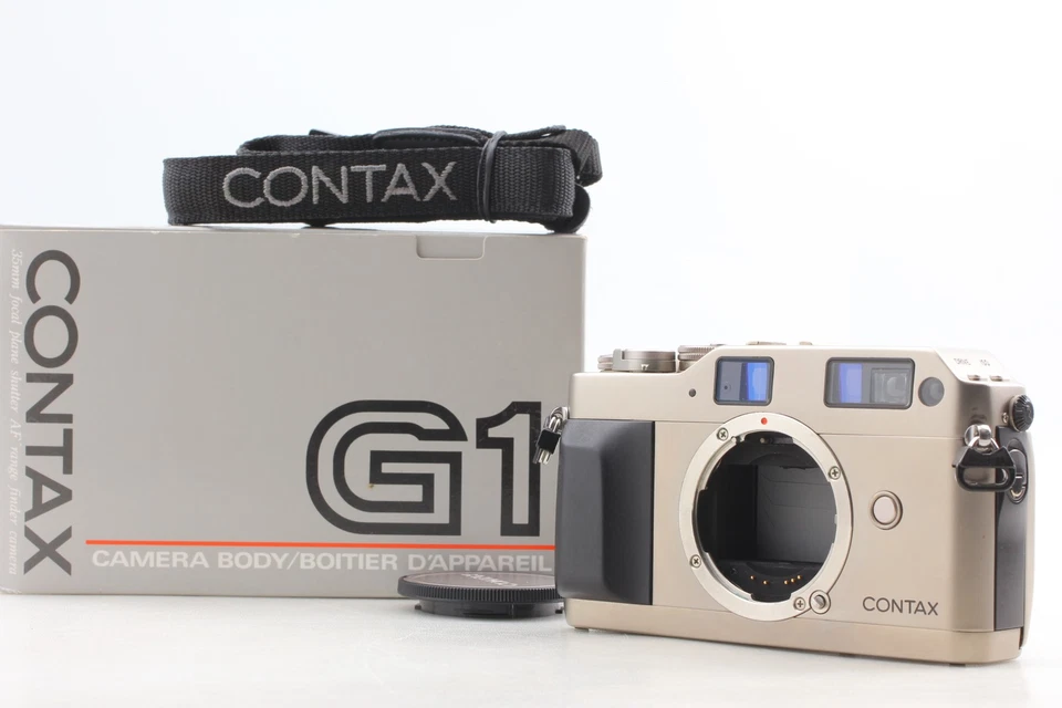 [N COMO NUEVO en Caja] Cuerpo de cámara fotográfica telémetro etiqueta verde Contax G1 de JAPÓN Foto 2 de 4
