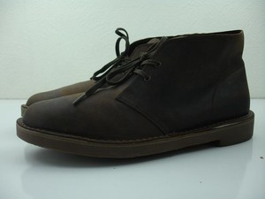 Clarks Bushacre‎ 3 Black Wool Leather Chukka Ankle Boots Lace Up NEW 12 M Clarks bushacre 3 chukka - Gem main image 2