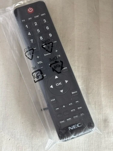 GENUINE NEC 398GR10BENE00C LED MONITOR REMOTE  - 325 E425 E505 E585 E655 - NEW!