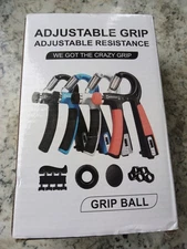 5pcs Grip Strength Trainer Kits Hand Gripper Strengthener Forearm