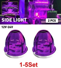 1-5set Universal Purple Led Watermelon Light Side Marker Chassis Lamp For Van