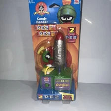 NOS Vtg Pez Looney Tunes Marvin the Martian 1998 Candy Hander Read