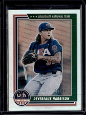2022 Panini Stars & Stripes USA #11 Devereaux Harrison Holo Silver 80/80