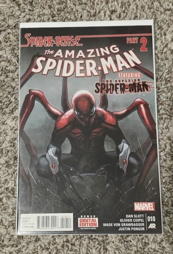 Amazing Spider-Man #10 2014 1st Appearance Spider-Punk (Hobie Brown) Key VG