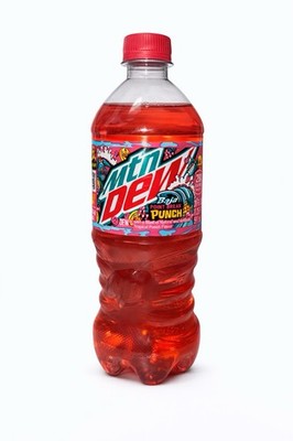 Mountain Dew Baja Point Break Punch Tropical Punch Soda 20oz Bottle (2024)