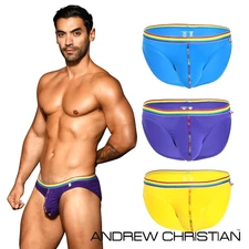 Andrew Christian Boy Brief 3-Pack Pride - 92424 - S, Med, Large & X-Large