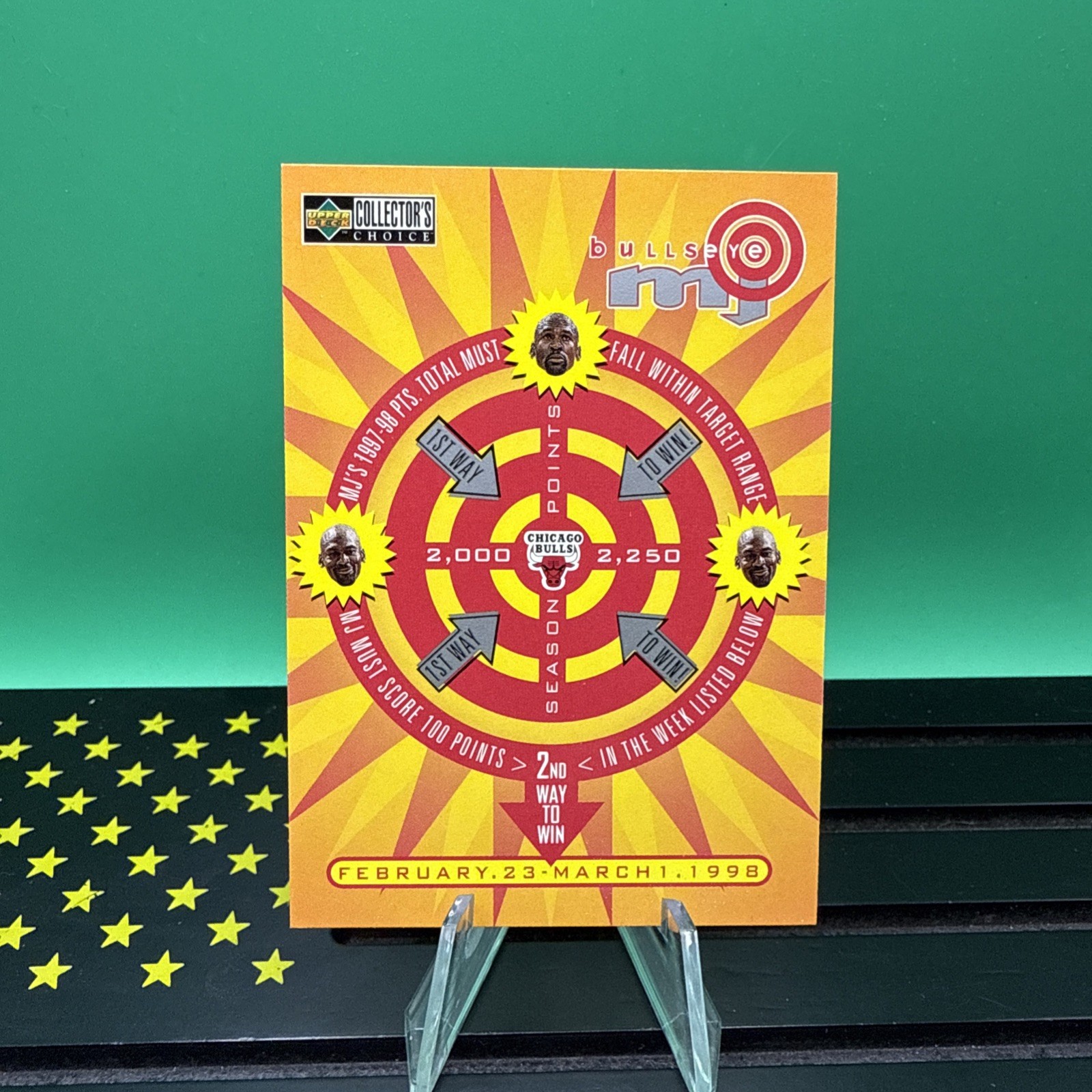 1997-98 Upper Deck Collector's Choice - Mj Bullseye Contest Michael Jordan #B8
