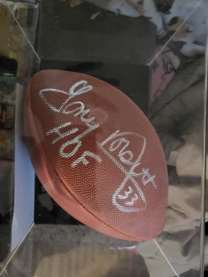 Fútbol americano autografiado por Tony Dorsett en un estuche con certificado de autenticidad Dallas Cowboys Foto 2 de 4