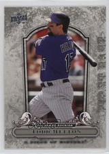 2008 Upper Deck A Piece of History Todd Helton #31 HOF 06xp