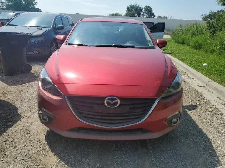 2014-2016 Mazda 3 Right Front Passenger Seat Belt Retractor Assembly Black OEM — 第 4/4 张图片