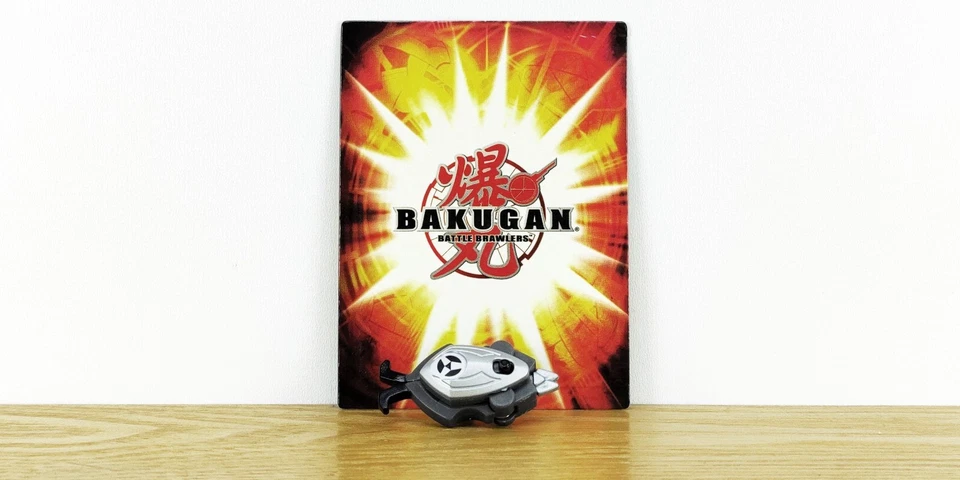 Rare BAKUGAN "BakuNano" Silver CROSSTRIKER 40G Spin Master/Sega Toys HTF - Image 3 of 4