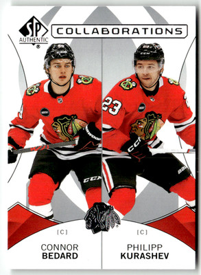 2024-25 Upper Deck SP NHL C-25 Connor Bedard Philipp Kurashev Collaborations