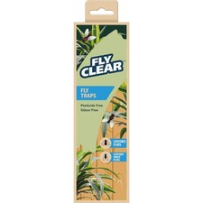 Fly Clear Window Fly Traps 4 Pack Sticky House Fly Fruit Fly Catcher Poison Free