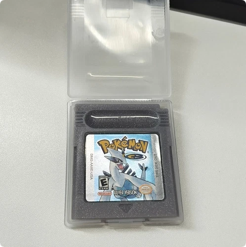 Game Card Silver Version For Nintendo Gameboy Colour GBC US STOCK Fast Shipping