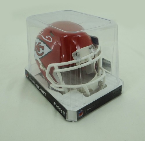 Patrick Mahomes KC Chiefs Hand-Signed Riddell Speed Mini Helmet w/ COA - 第 5/10 張圖片