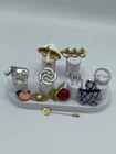 Lot of 11 Vtg Costume Jewelry Pins Brooches Rhinestones Animal 2- Sterling /r