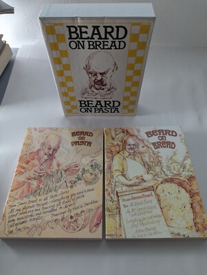Beard on Bread and Beard on Pasta two Vintage book box set by James Beard