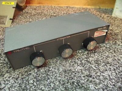 Trilithic BMA-781-F-R BENCH MOUNT VARIABLE ATTENUATOR DC-1GHz