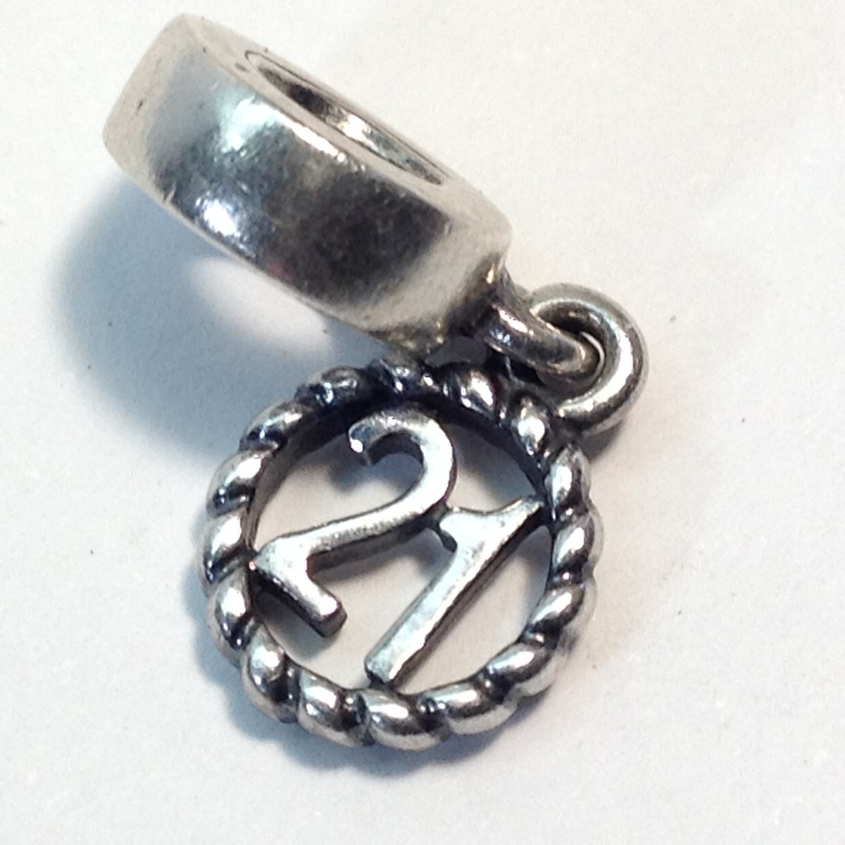 Dangle Charm Pandora 21st Birthday Charm Charm 21st Necklace