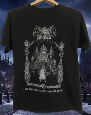 Vintage Dark Souls Black Metal Short t shirt, new, UNisex, NEW dad t shirt