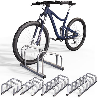MONZANA  Fahrradständer Aufstellständer Bodenständer Fahrradhalter 2-6 Fahrräder