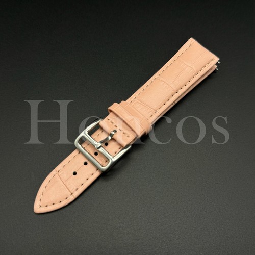 16-22MM Watch Band Strap Colorful Genuine Leather Quick Release Fits for Movado - Afbeelding 27 van 27