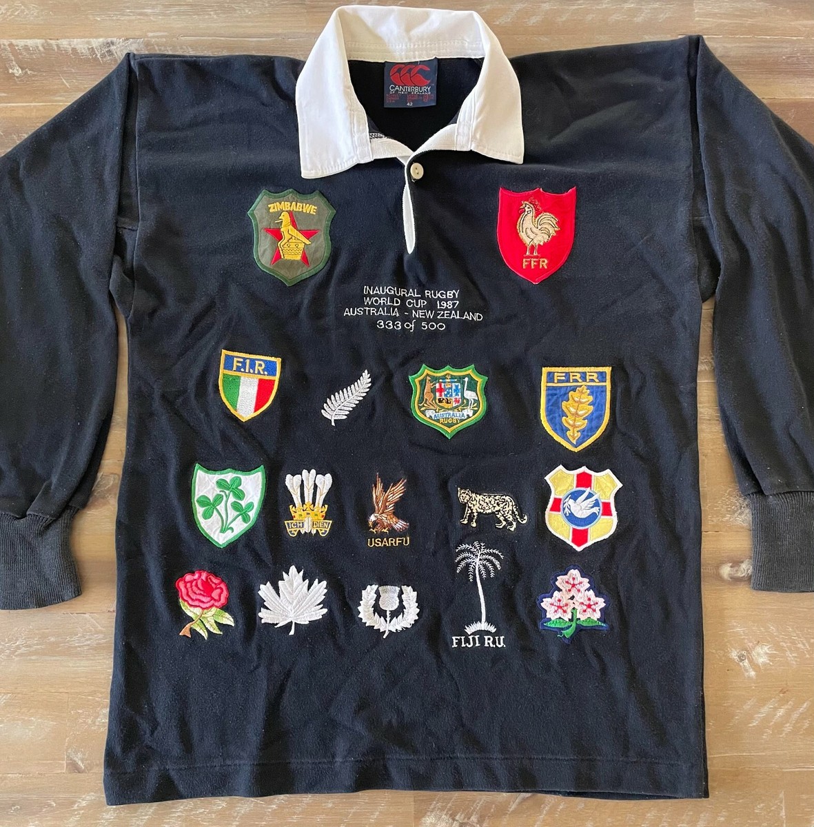 Inaugural 1987 Rugby World Cup LIMITED EDITION Rugby Union Shirt