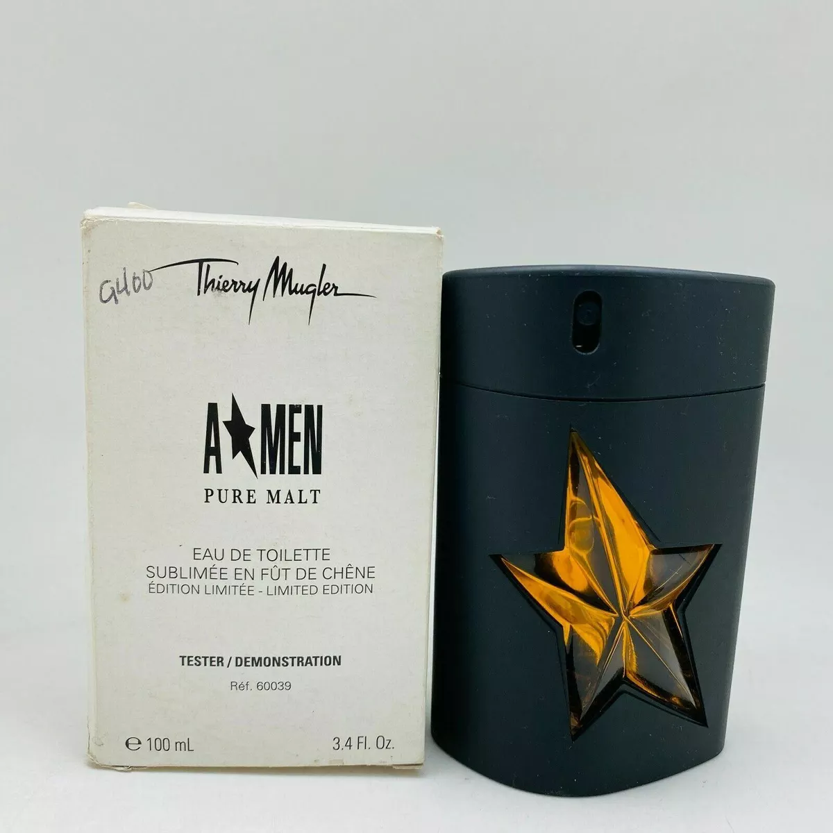 Angel Men PURE MALT Thierry MUGLER EDT For Men Spray 3.4oz 100 ml DISCONTINUED
