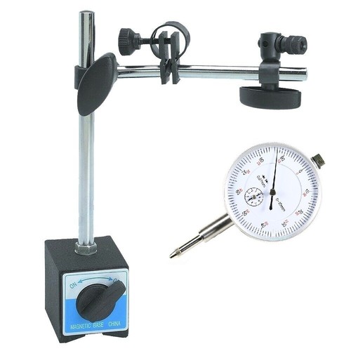 Base Magnetica Con Comparatore 0-30 Mm - Set Per Misure Di Precisione