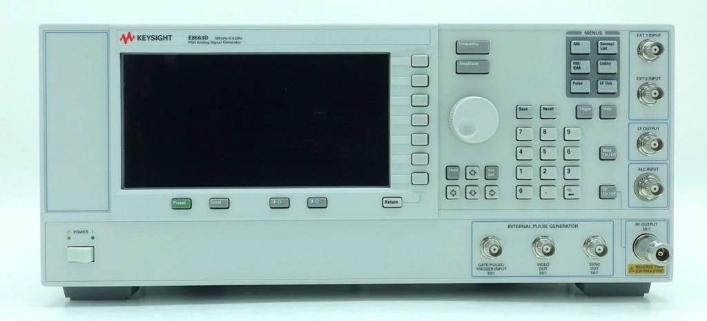 Keysight E8663D PSG RF 100kHz 9GHz Analog Signal Generator w Opts 509 UNT UNY