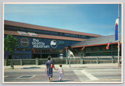 Aquarium Pier 59 Waterfront Park Seattle WA Washington  Street View Postcard