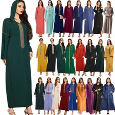 Ramadan Abaya Dubai Kaftan Women Muslim Long Dress Islamic Arabic Robe Gown Arab